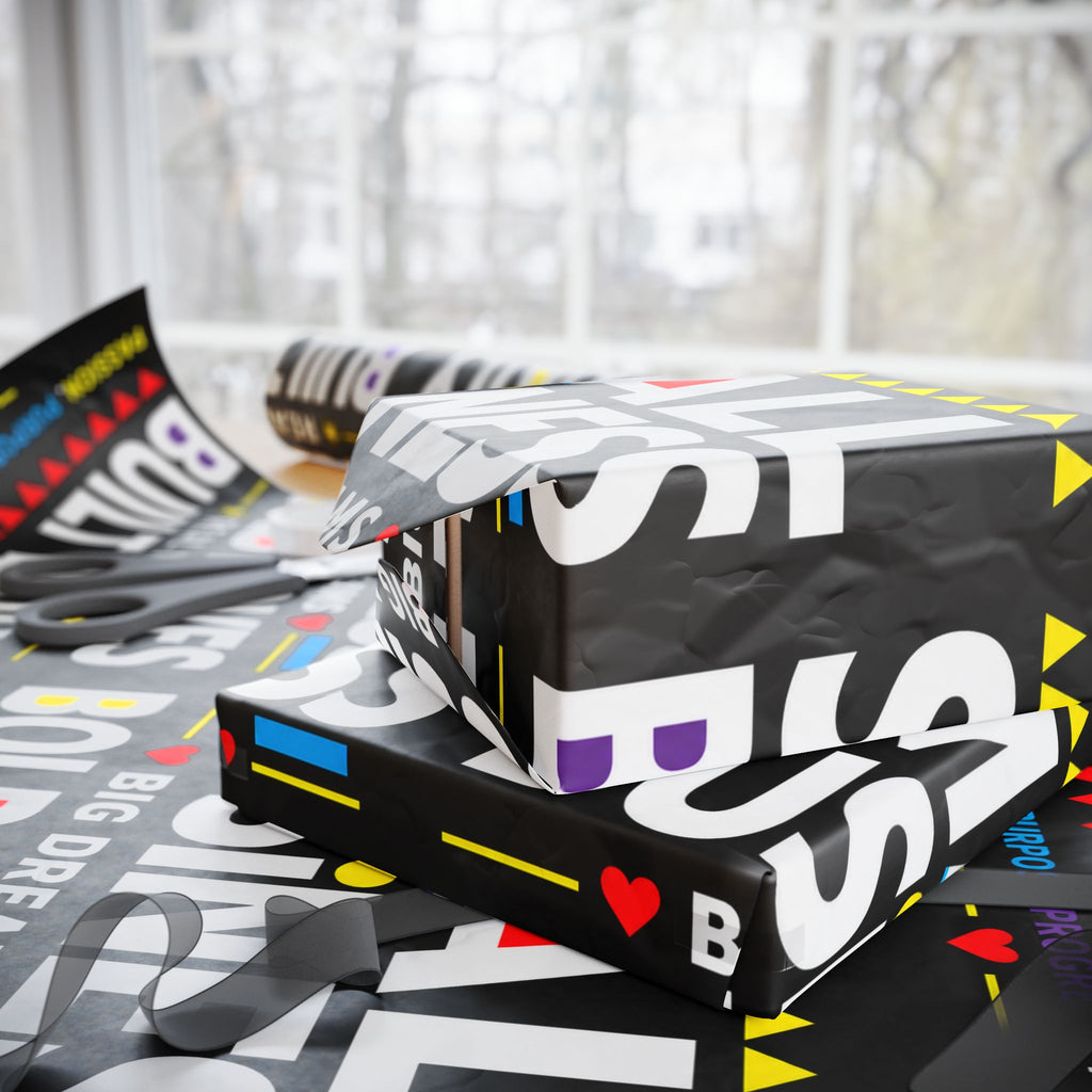 Small Business. Big Dreams. Bold Moves. Wrapping Paper – Entrepreneur Gift Wrap🎁✨