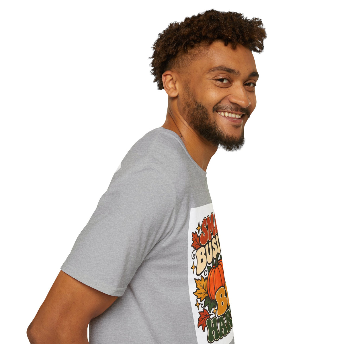 Small Business Big Harvest Graphic T-Shirt — Retro Fall Entrepreneur Tee