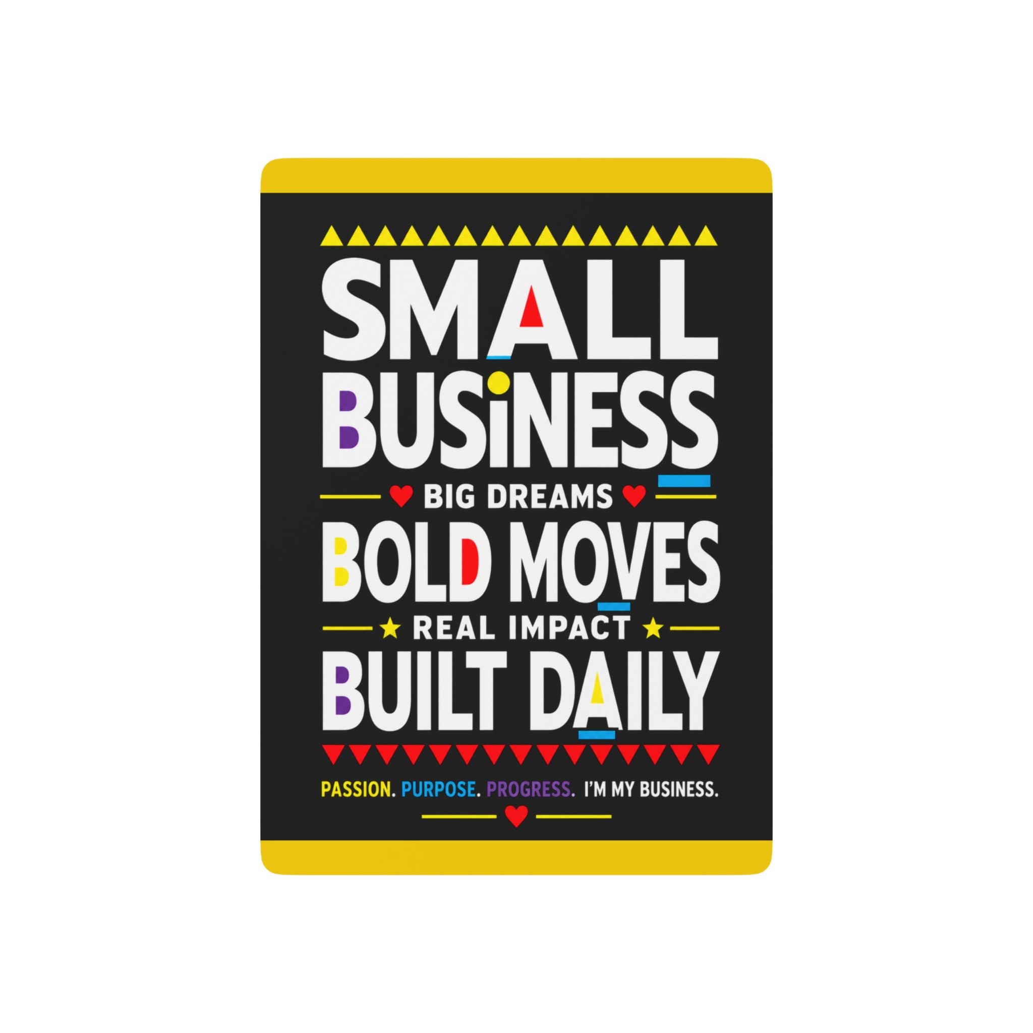 Small Business, Big Dreams Playing Cards | Motivational Entrepreneur Poker Deck