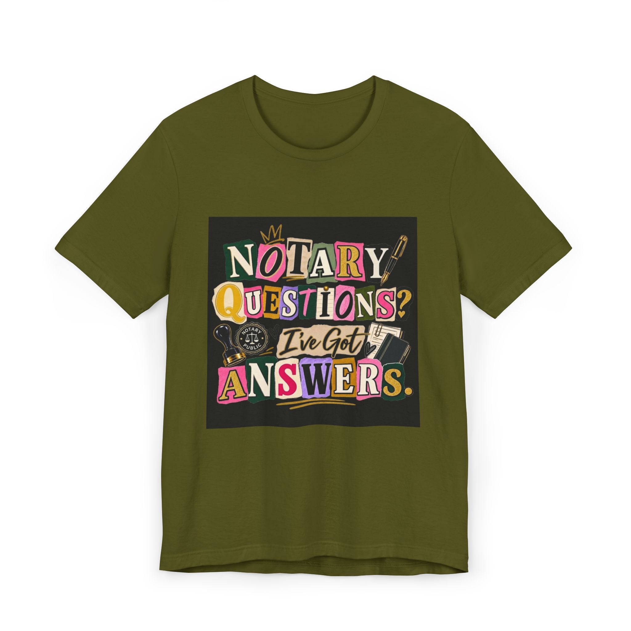 Peace, Love & Notarizations T-Shirt | Retro Notary Public Tee | Gift for Mobile Notaries & Loan Signing Agents