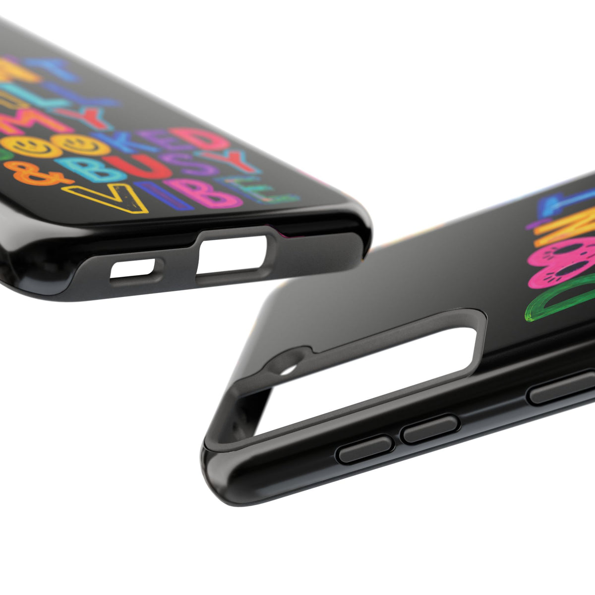 Tough Phone Case — “Don’t Kill My Booked & Busy Vibe” Colorful Protective Cover