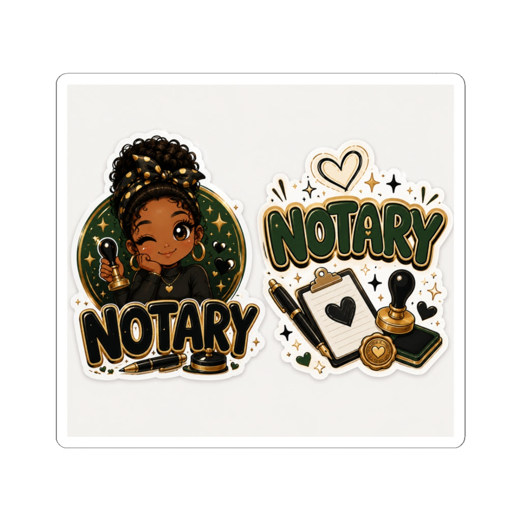💚 Notary | Kawaii Vinyl Sticker