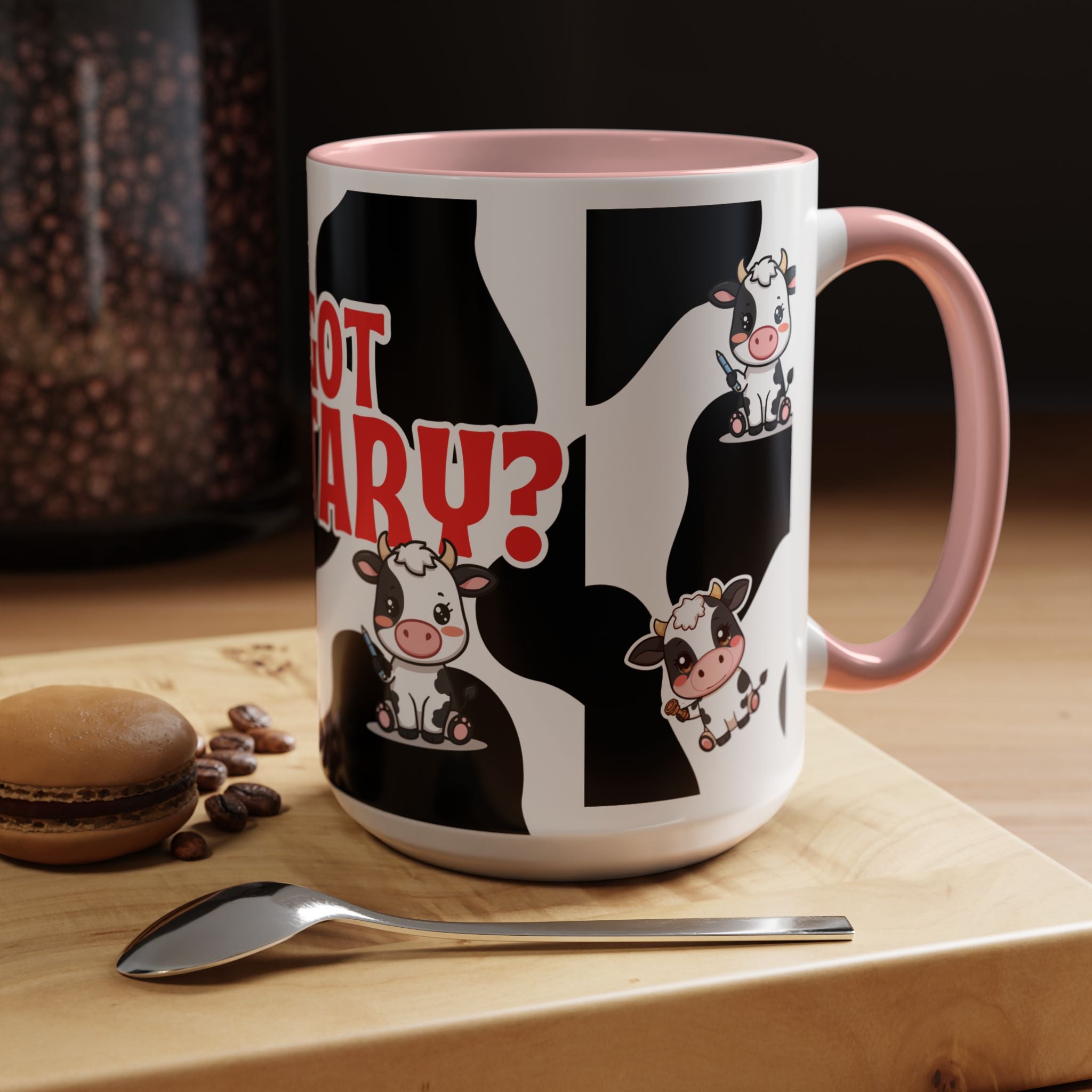 Got Notary? Cow Print Accent Coffee Mug | Funny Notary Public Gift | 11oz & 15oz
