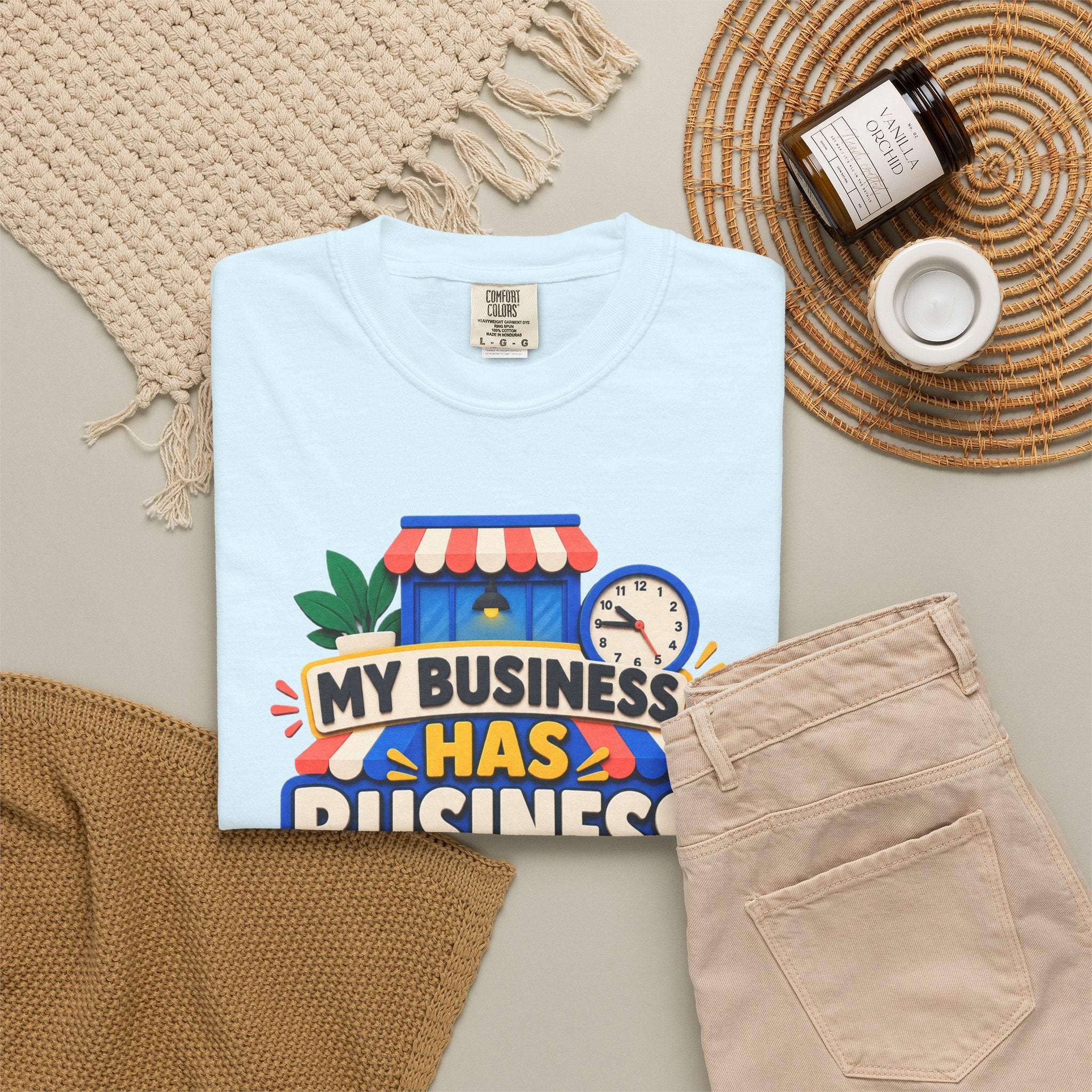 Funny Small Business Owner T-Shirt — “My Business Has Business Hours, I Do Not” Graphic Tee