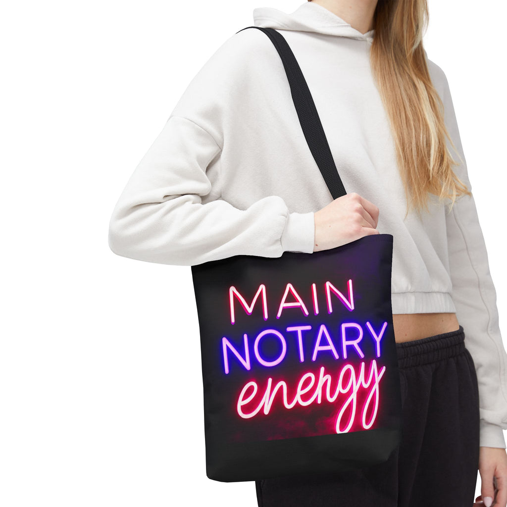 Main Notary Energy Tote Bag | Neon Notary Public Work Bag