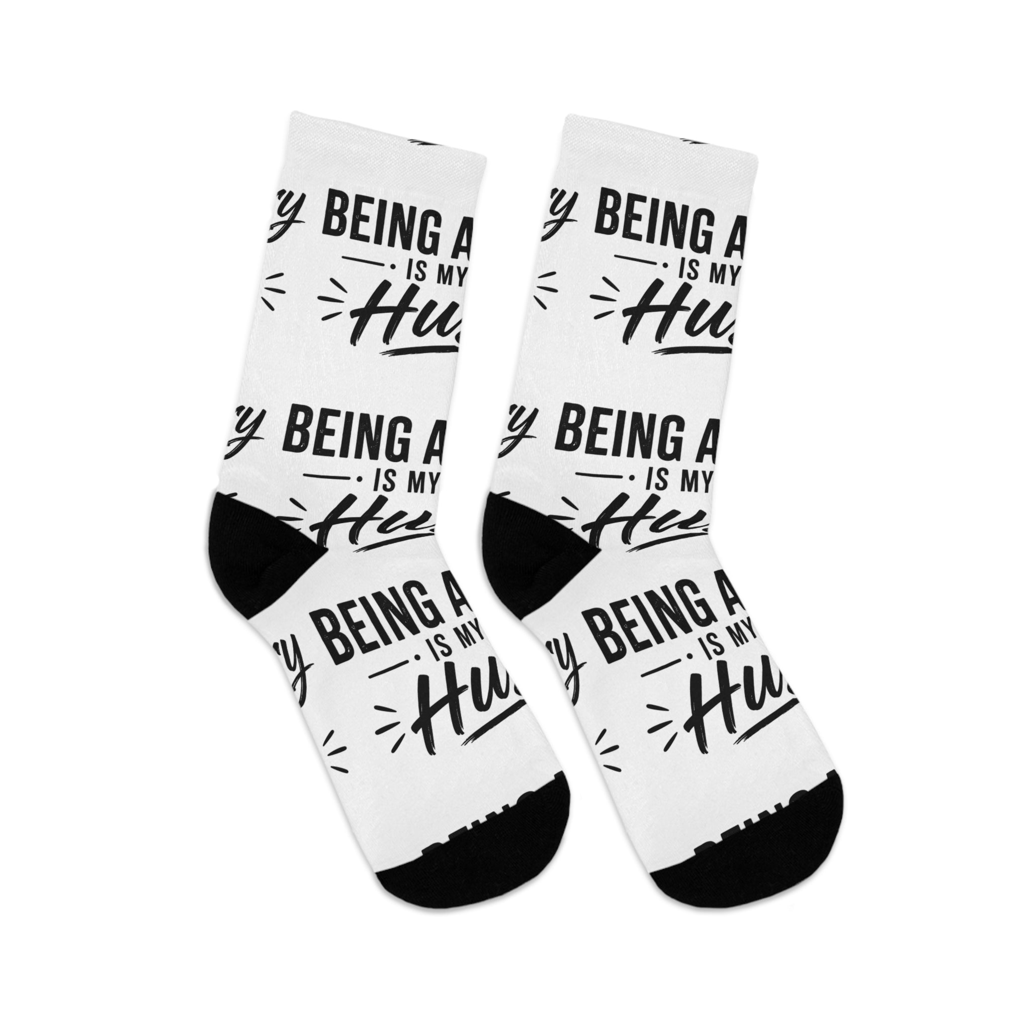 Being a Notary Is My Hustle Crew Socks ✍🏽