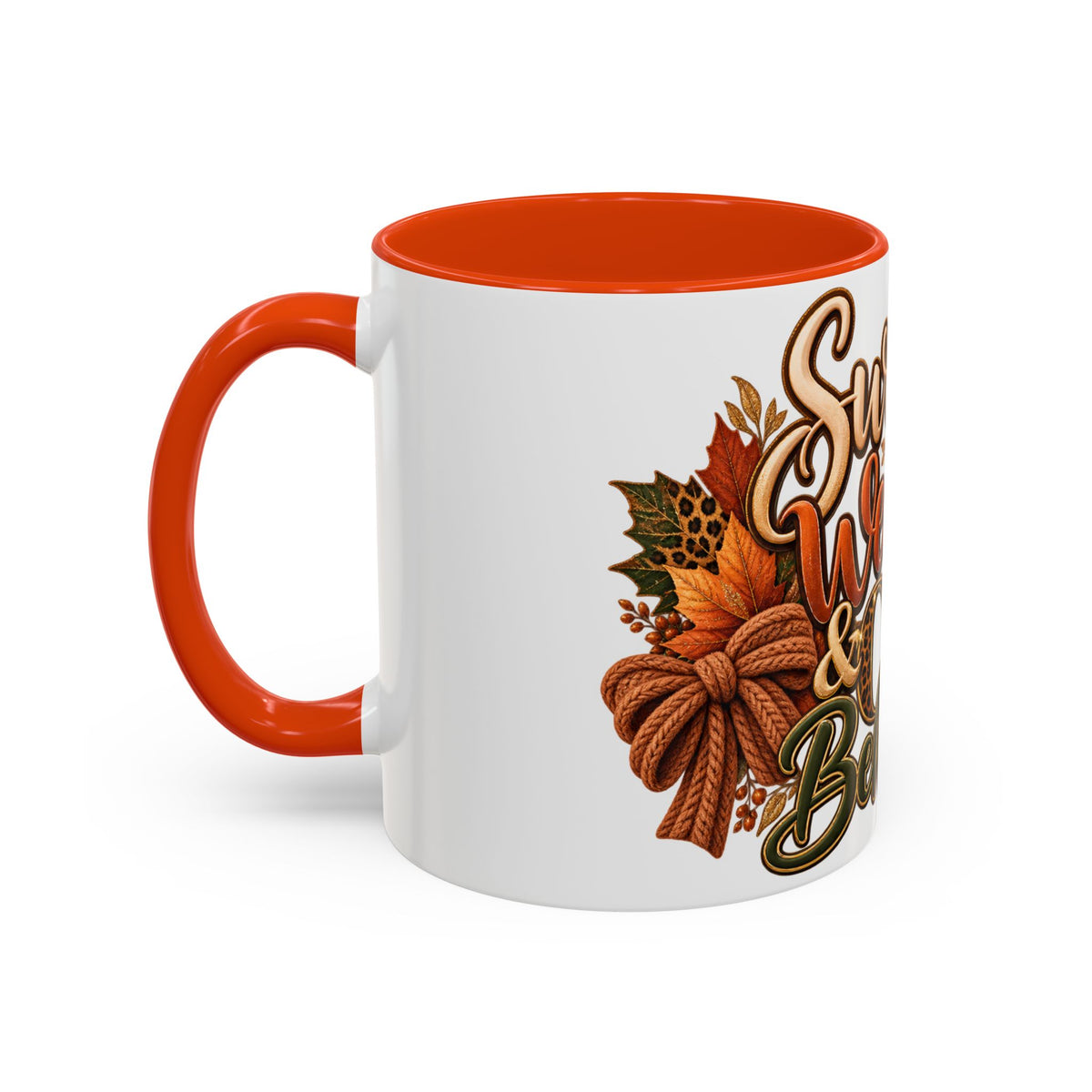 Sweater Weather & CEO Behavior Mug – Fall Pumpkin Latte Seasonal Coffee Cup (11oz/15oz)