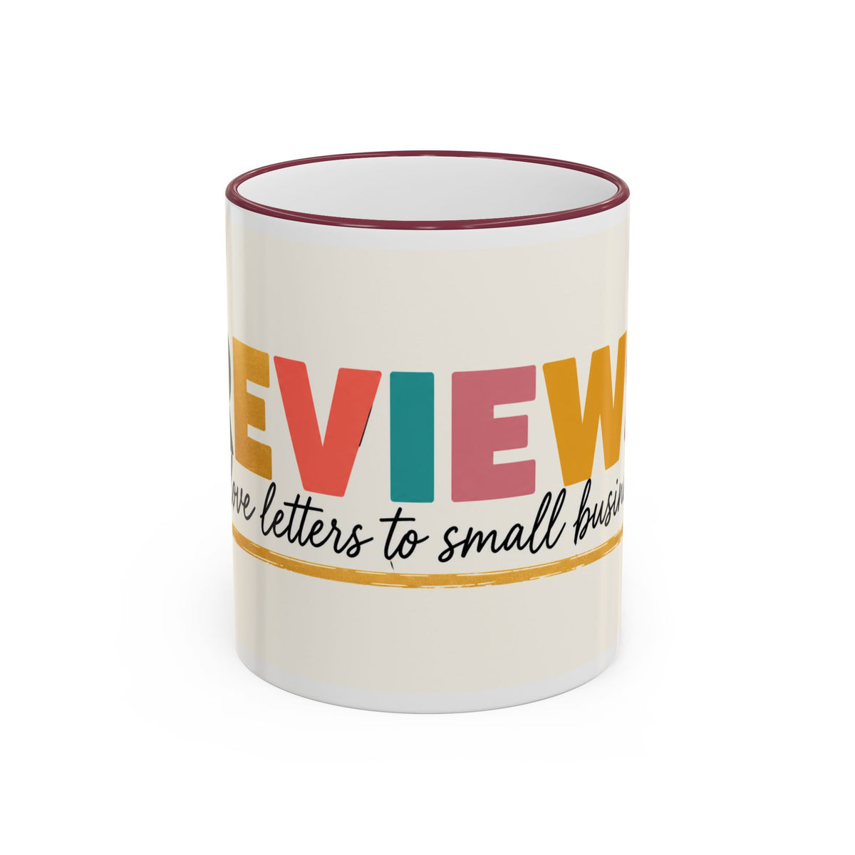 Reviews Are Love Letters to Small Businesses Mug — Entrepreneur Gift, Small Business Owner Coffee Cup