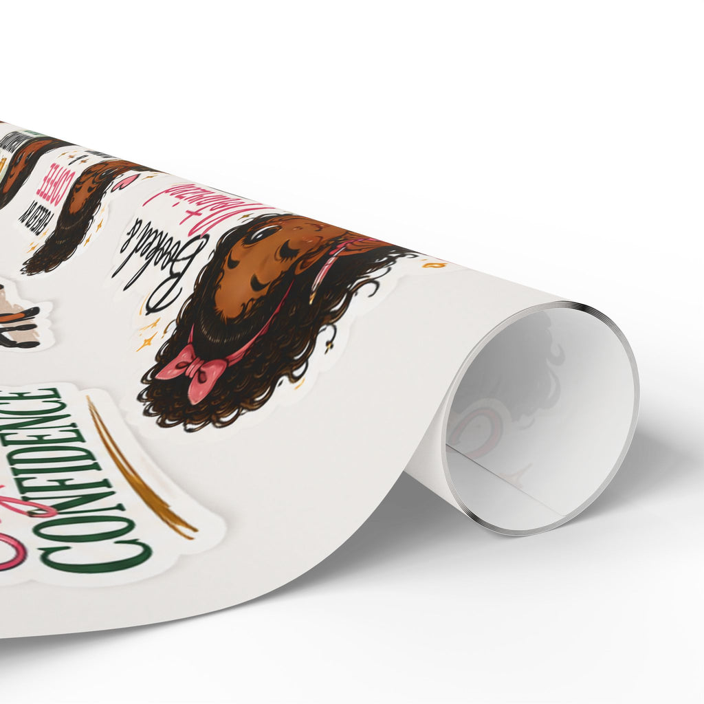 Notary Girl Boss Wrapping Paper – Mobile Notary & Signing Agent Gift Wrap🌍📜✨