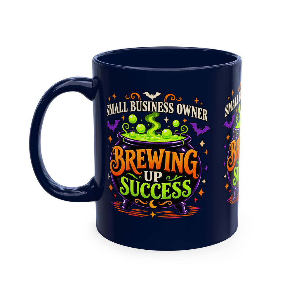 Brewing Up Success Mug | Small Business Owner Halloween Ceramic Coffee Cup