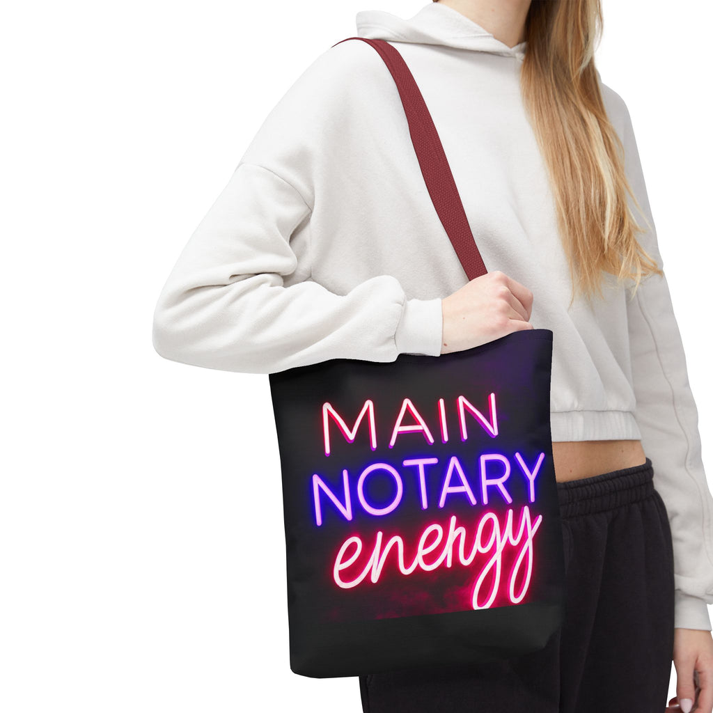 Main Notary Energy Tote Bag | Neon Notary Public Work Bag