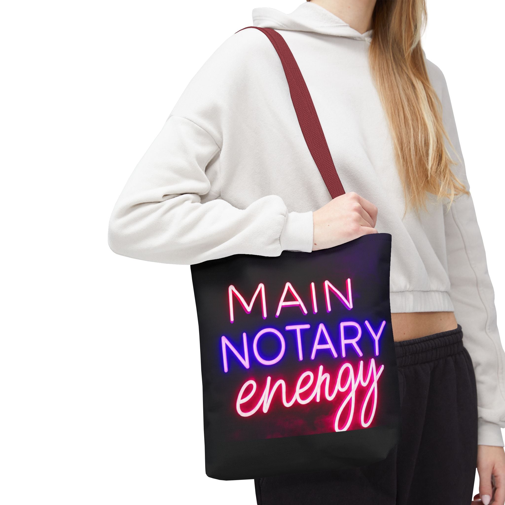 Main Notary Energy Tote Bag | Neon Notary Public Work Bag