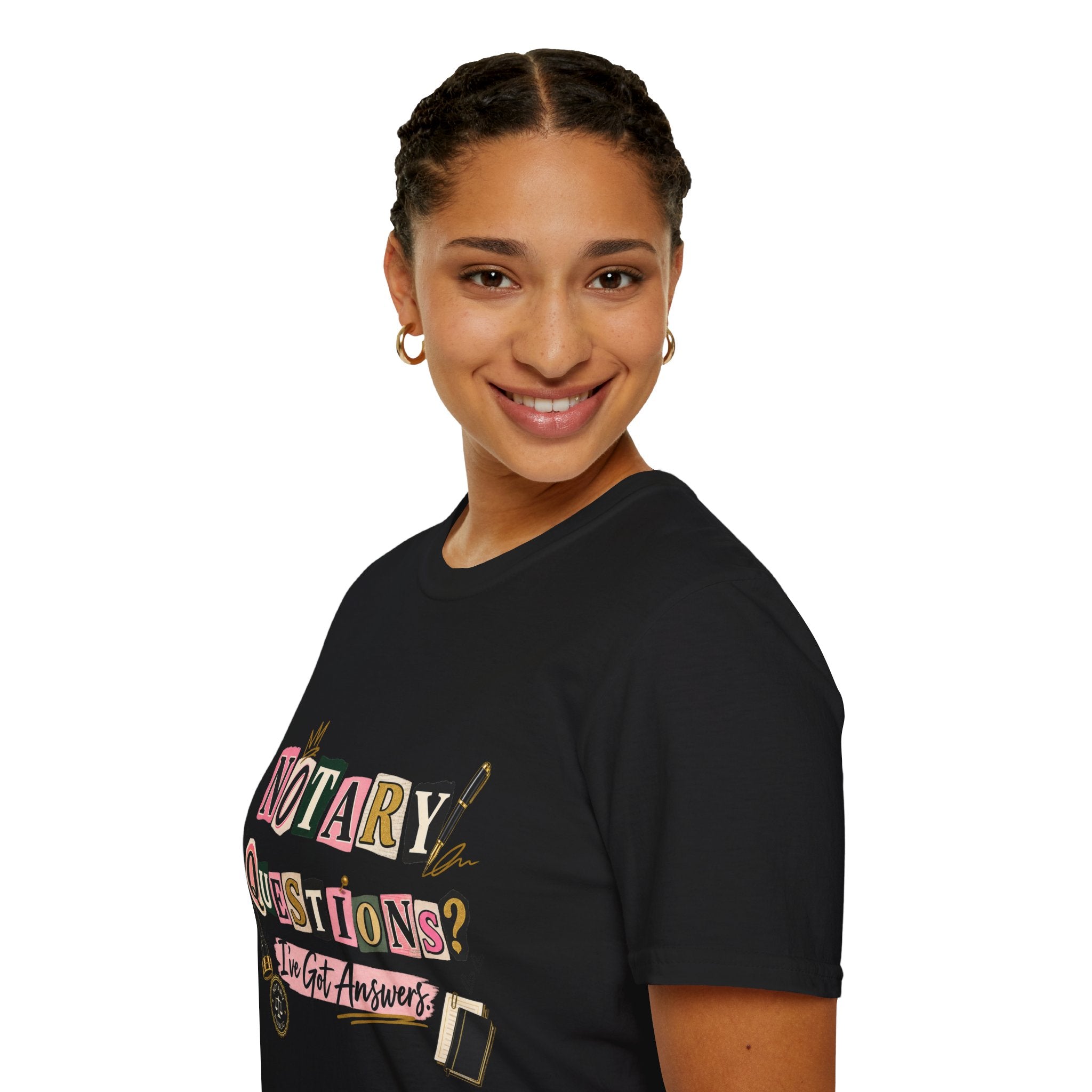 Notary Questions? I’ve Got Answers T-Shirt — Notary Public Graphic Tee