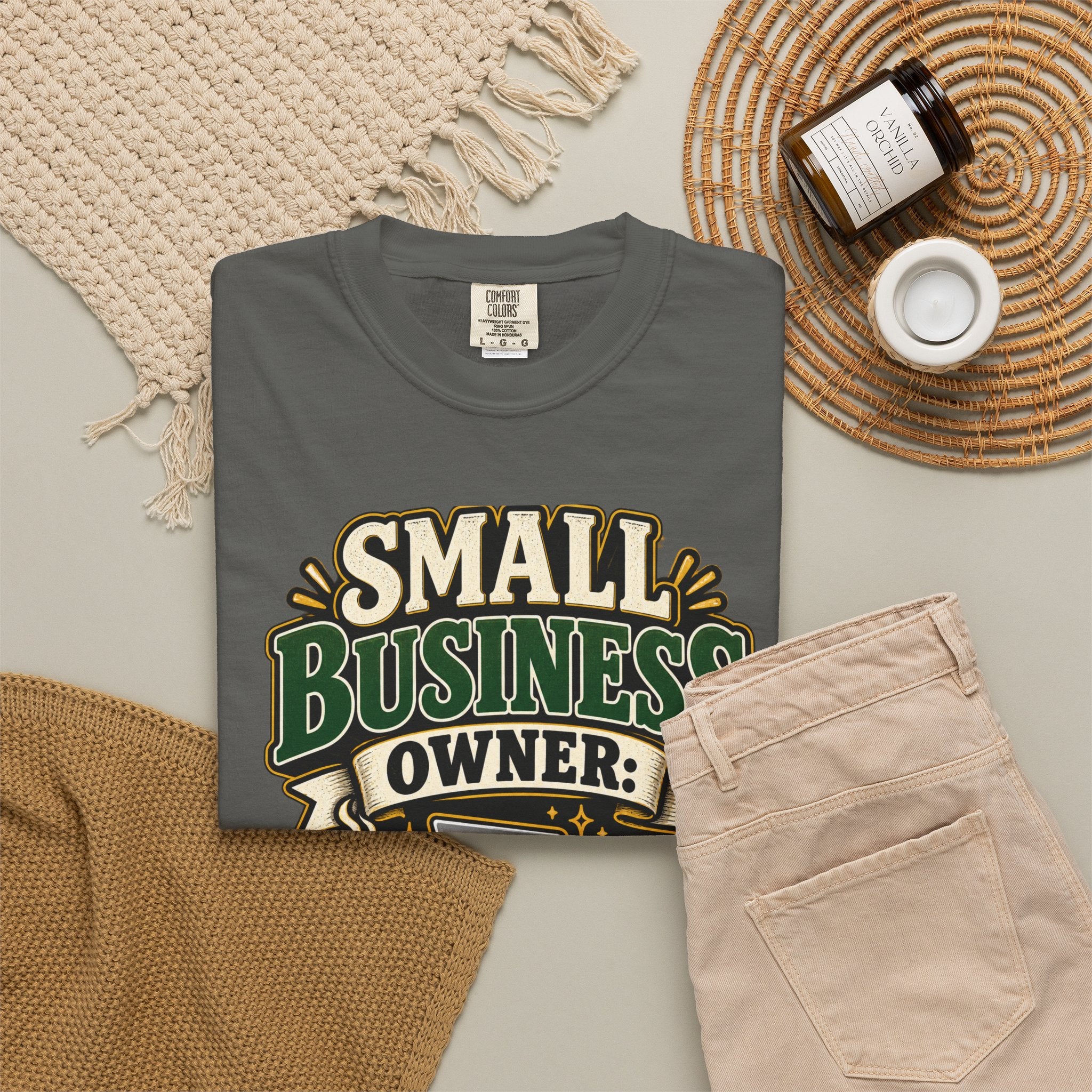 Small Business Owner Funny T-Shirt — “Because One Job Wasn’t Stressful Enough” Graphic Tee