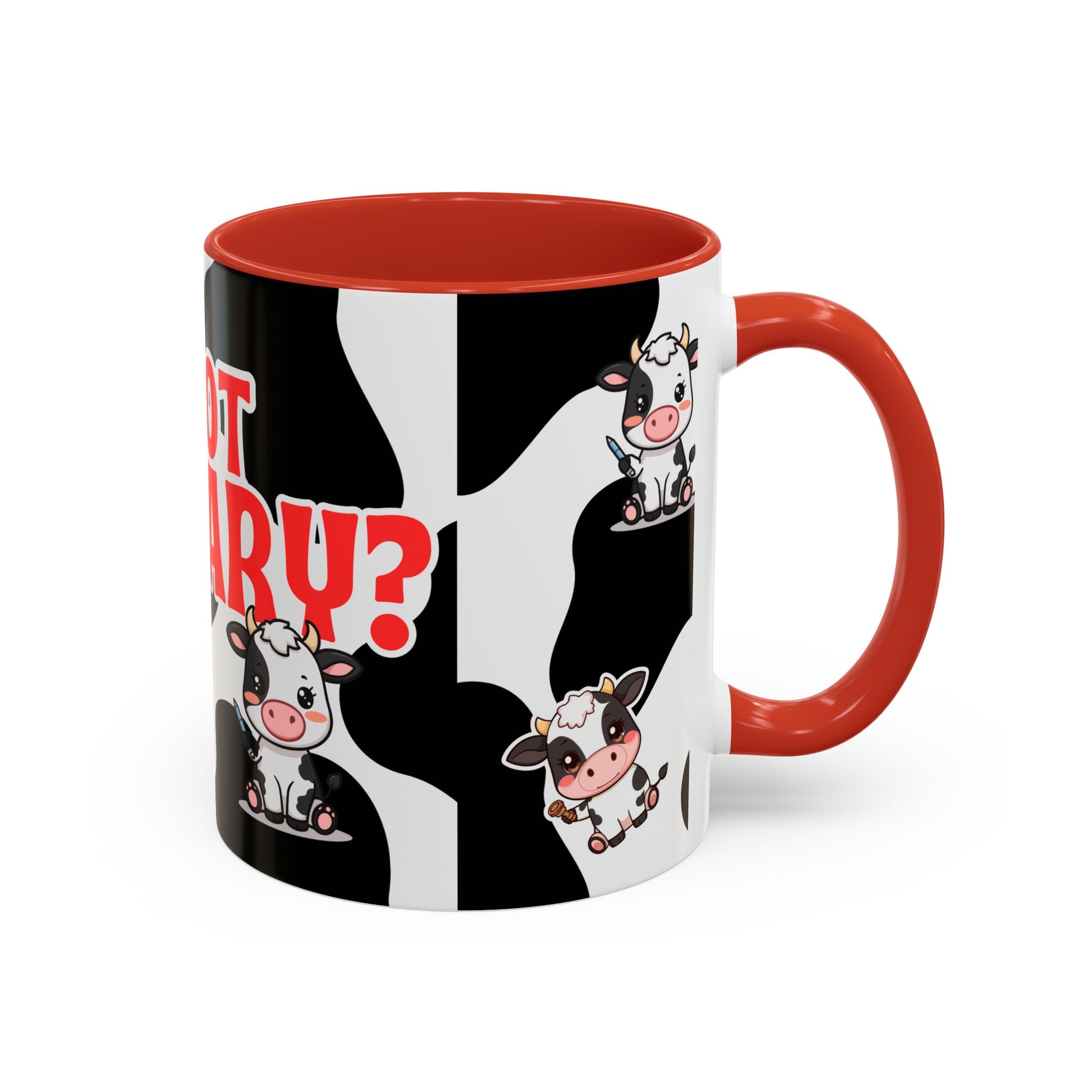 Got Notary? Cow Print Accent Coffee Mug | Funny Notary Public Gift | 11oz & 15oz