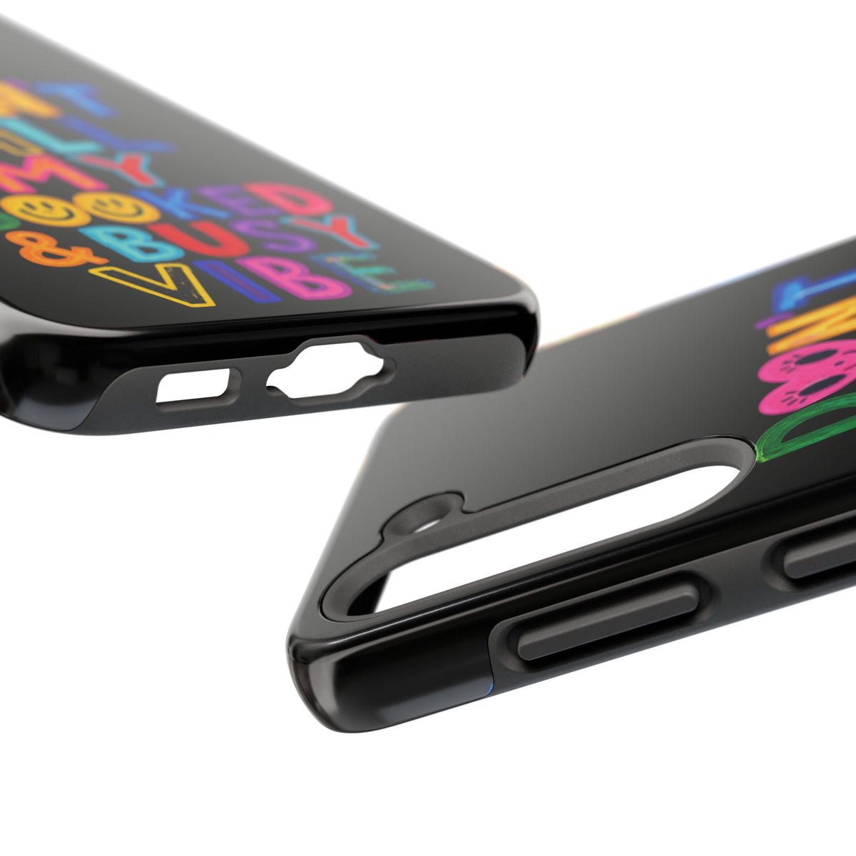 Tough Phone Case — “Don’t Kill My Booked & Busy Vibe” Colorful Protective Cover