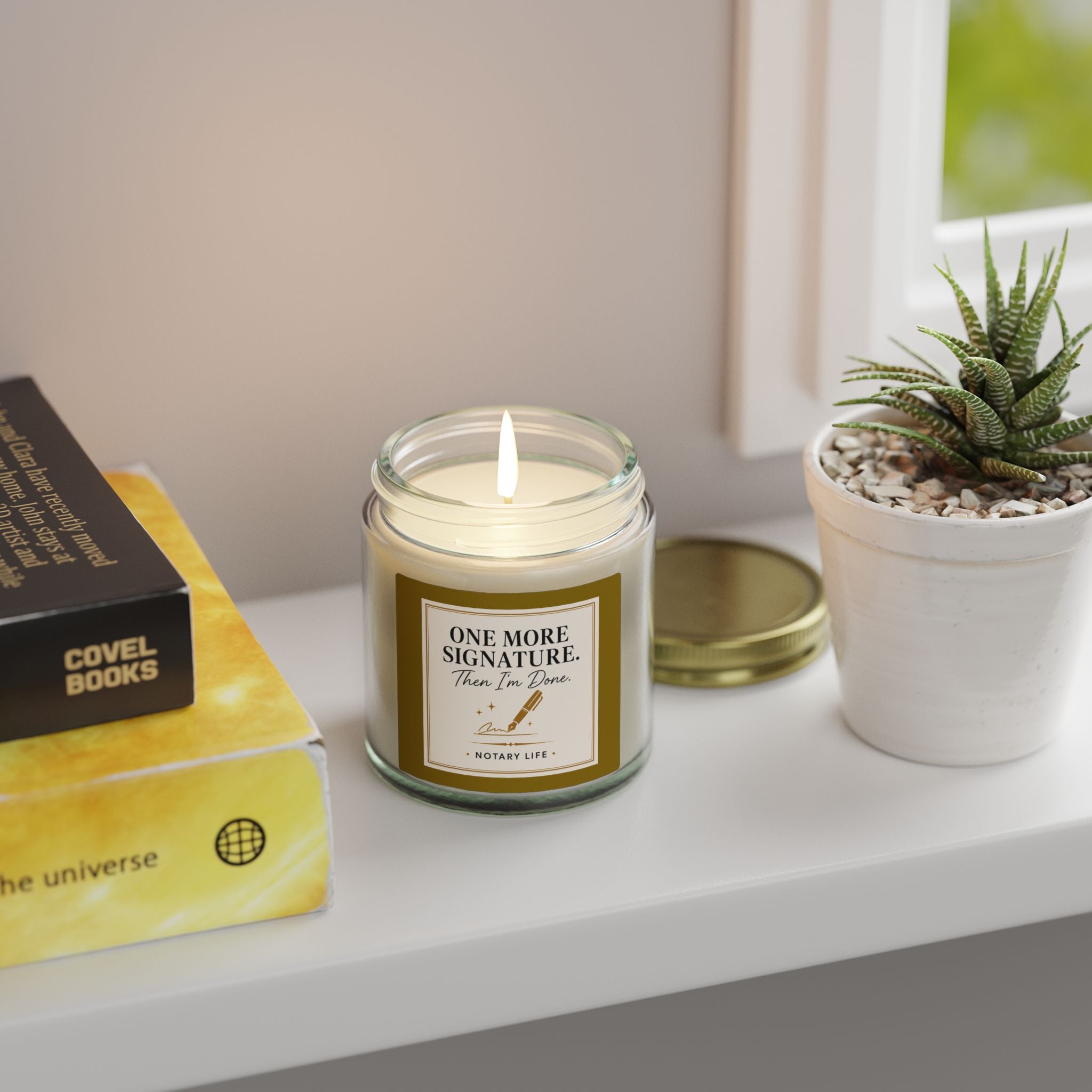 One More Signature. Then I'm Done. | Notary Life Scented Candle (4oz & 9oz)
