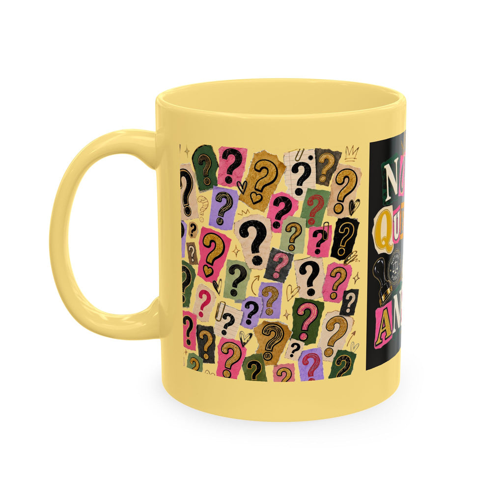 Notary Questions? I’ve Got Answers Ceramic Mug — Colorful Notary Public Coffee Cup
