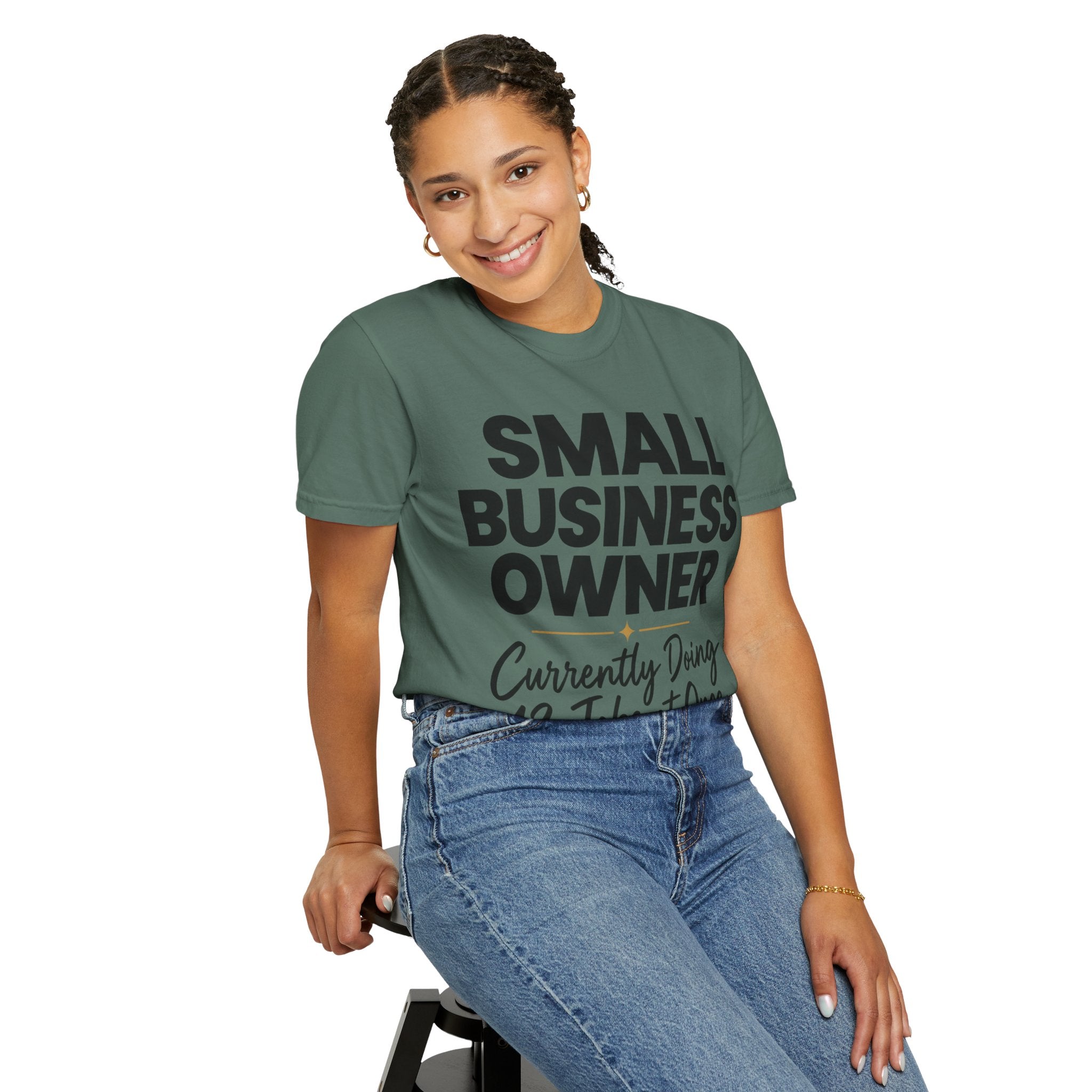 Small Business Owner T-Shirt | “Currently Doing 12 Jobs at Once” Funny Entrepreneur Tee