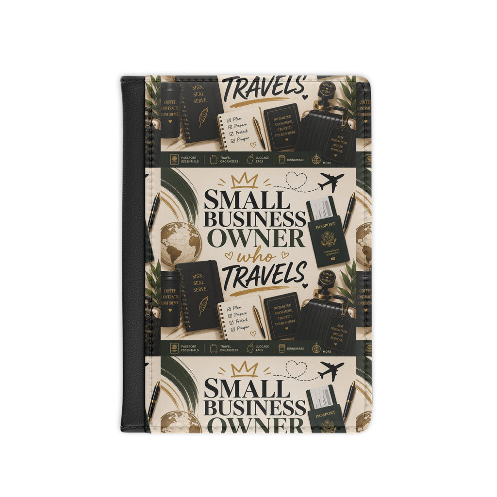 Small Business Owner Who Travels | RFID Passport Cover for Entrepreneurs & Business Travelers