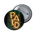Paid Is the Vibe Pin Button — Gold Balloon Entrepreneur Statement Pin
