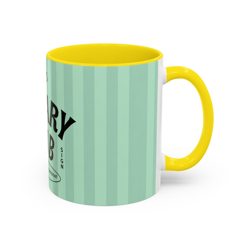 The Notary Club Accent Coffee Mug — Commissioned & Confident Notary Public Gift