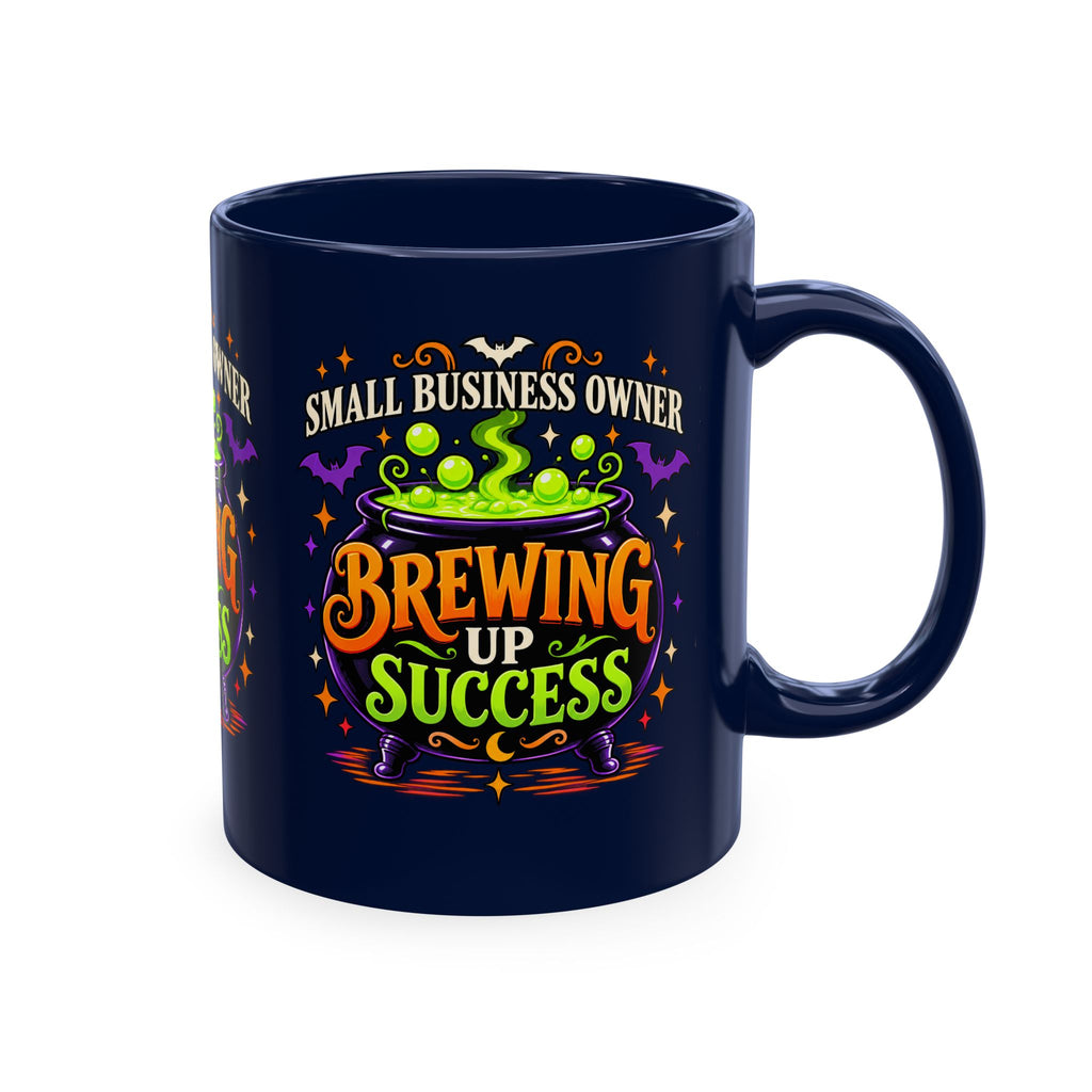 Brewing Up Success Mug | Small Business Owner Halloween Ceramic Coffee Cup