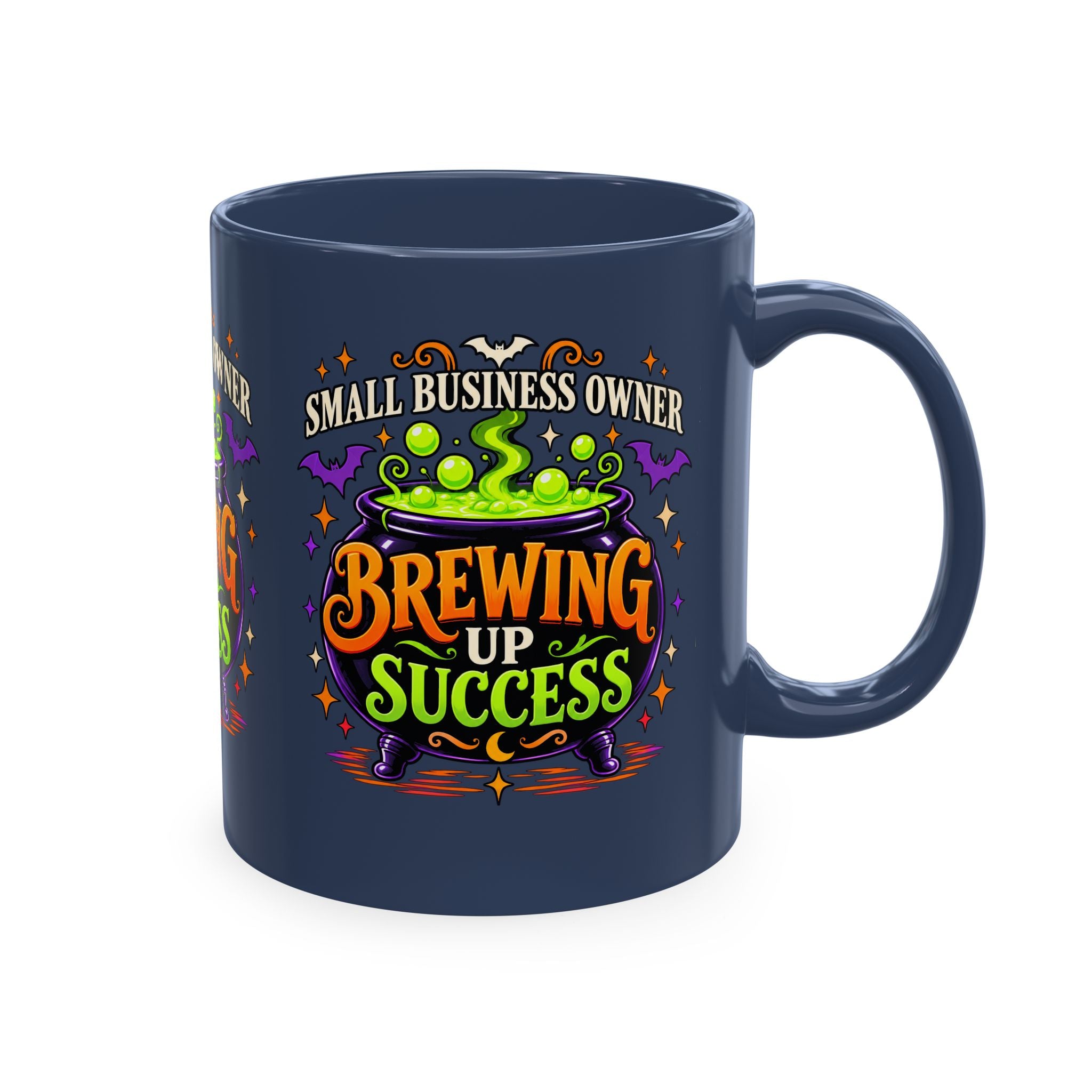 Brewing Up Success Mug | Small Business Owner Halloween Ceramic Coffee Cup