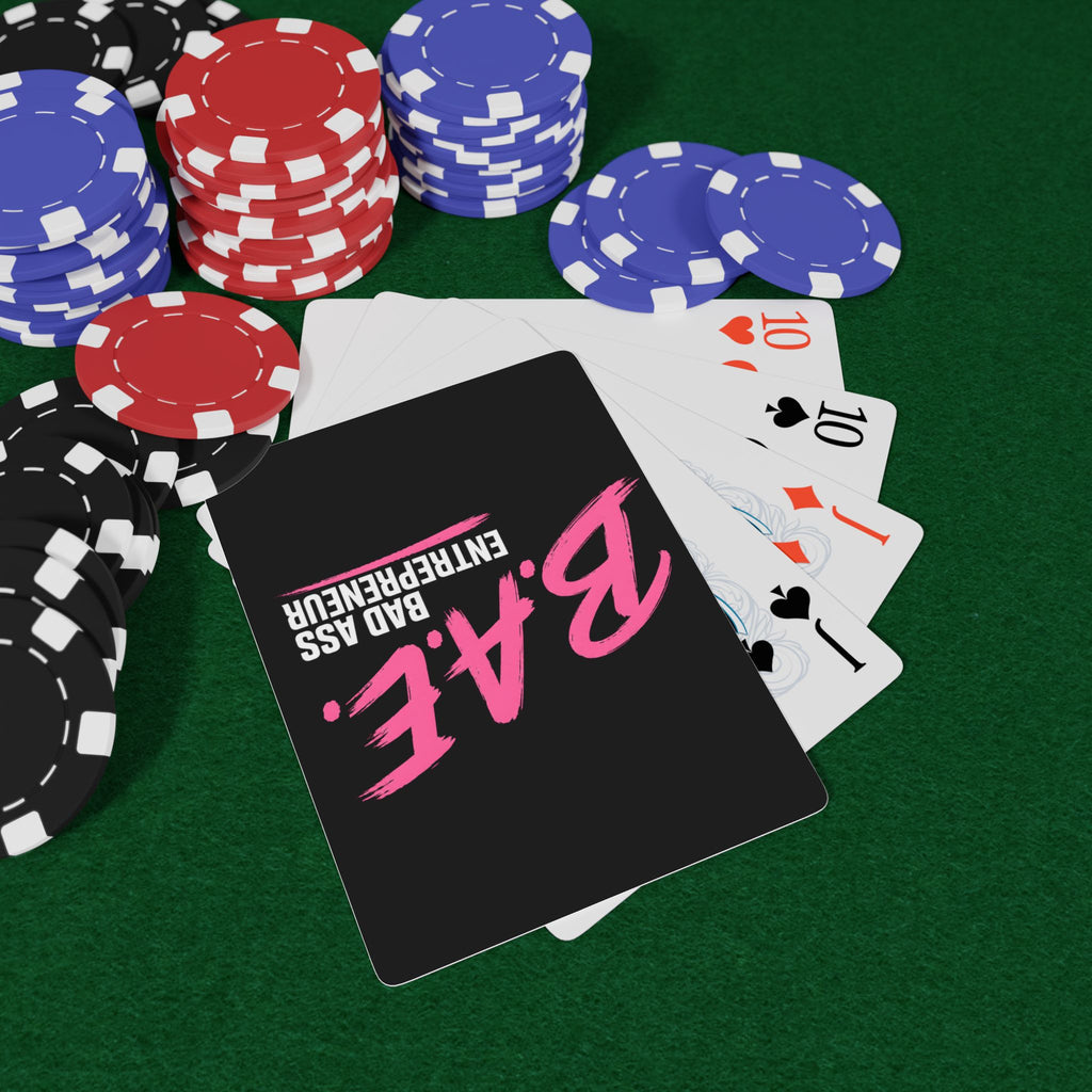 B.A.E. Playing Cards | Bad Ass Entrepreneur Poker Deck | Funny Gift for Business Owners