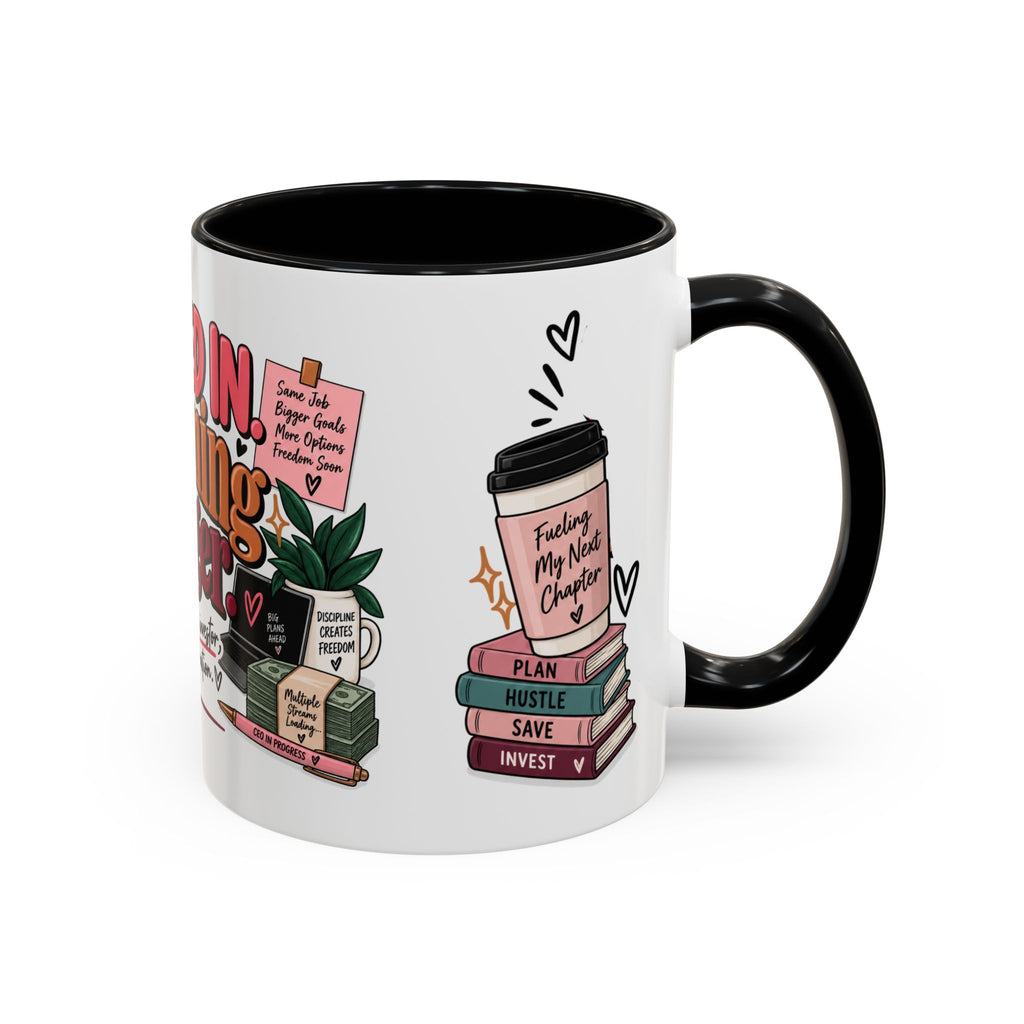 Clocked In, Dreaming Bigger Ceramic Mug — Side Hustle & Entrepreneur Coffee Cup