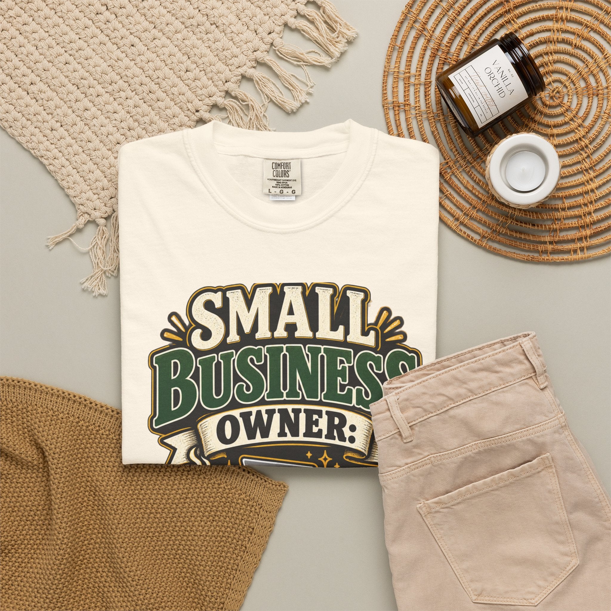 Small Business Owner Funny T-Shirt — “Because One Job Wasn’t Stressful Enough” Graphic Tee