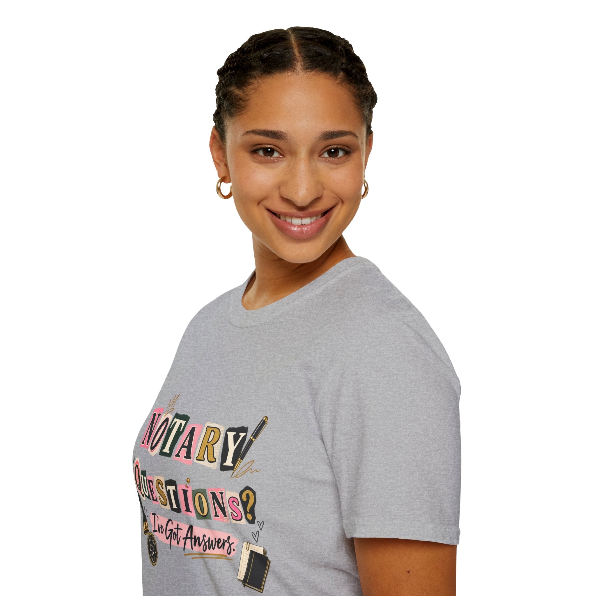 Notary Questions? I’ve Got Answers T-Shirt — Notary Public Graphic Tee