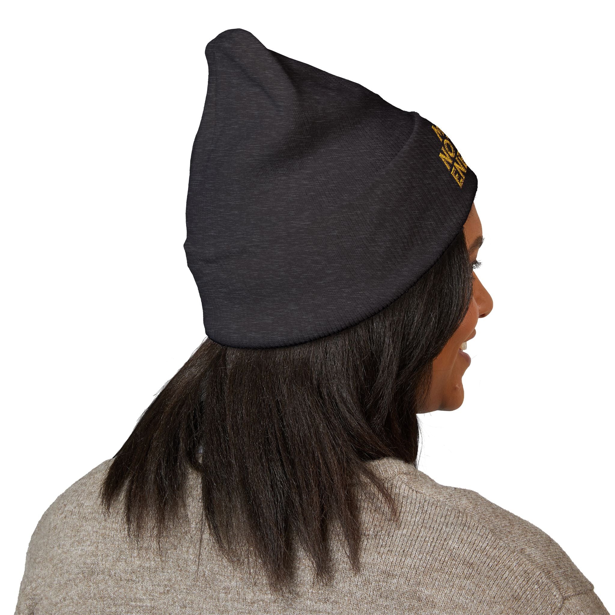 Main Notary Energy Embroidered Cuffed Beanie | Notary Public Gift