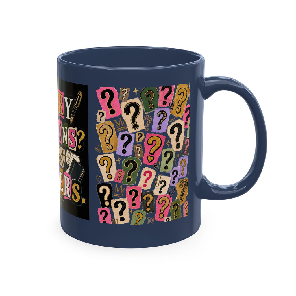 Notary Questions? I’ve Got Answers Ceramic Mug — Colorful Notary Public Coffee Cup