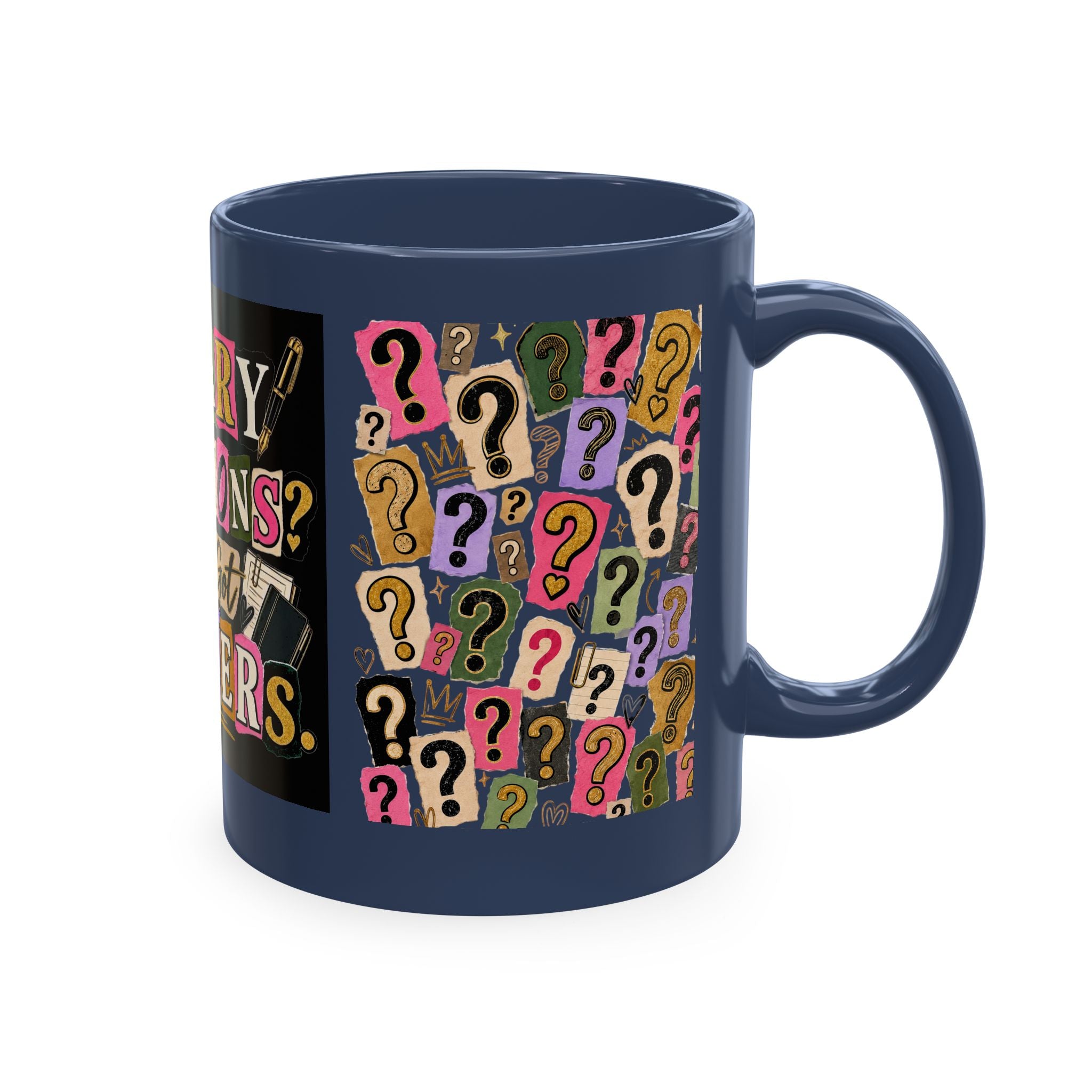 Notary Questions? I’ve Got Answers Ceramic Mug — Colorful Notary Public Coffee Cup