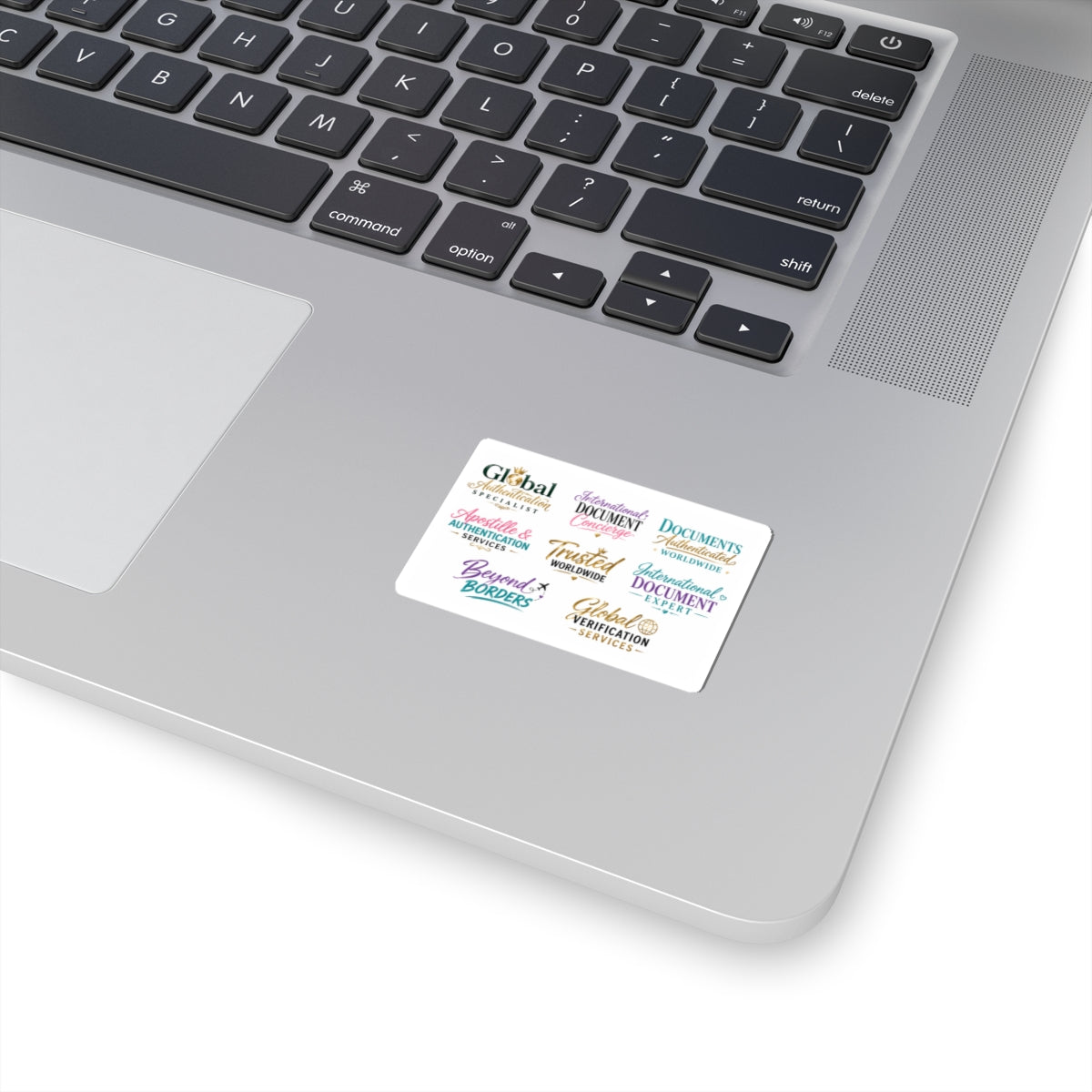 🌍 Professional Collection | International Document & Apostille Typography Stickers