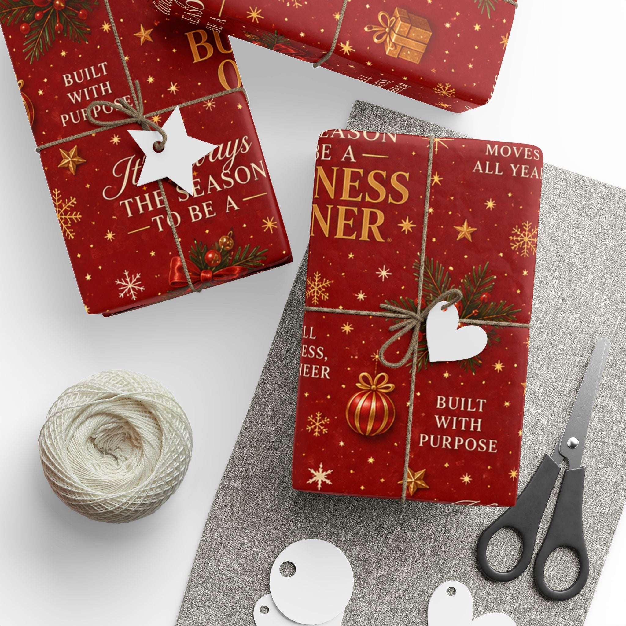 🎄 It’s Always the Season to Be a Business Owner Wrapping Paper – Small Business Holiday Gift Wrap 🎁