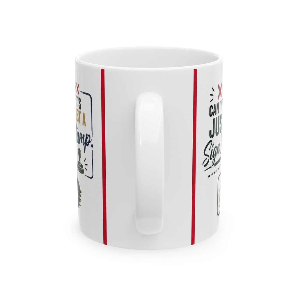 You Can Bend the Rules Right? — Funny Novelty Ceramic Coffee Mug (11oz/15oz)