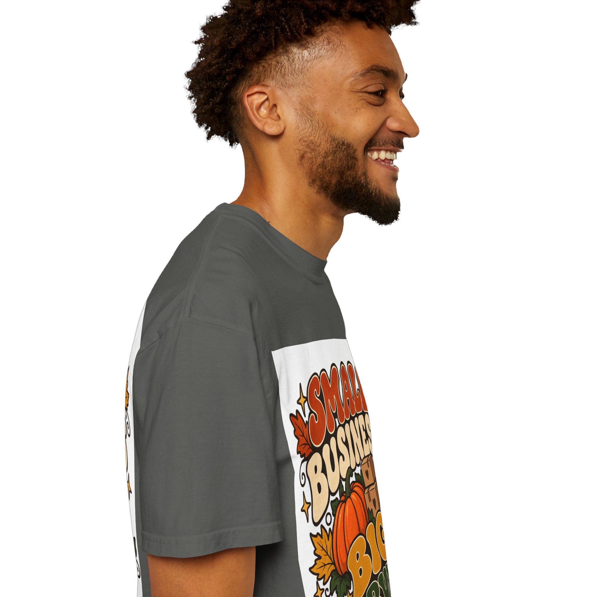 Small Business Big Harvest T-Shirt — Fall Entrepreneur Garment-Dyed Tee