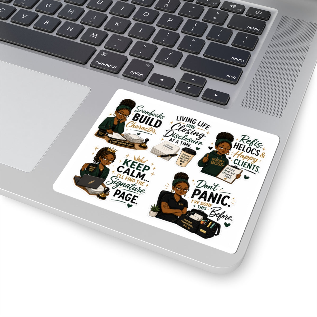Loan Signing Agent Sticker Pack | Funny Notary & LSA Vinyl Stickers