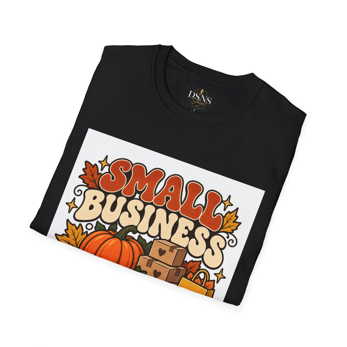 Small Business Big Harvest Graphic T-Shirt — Retro Fall Entrepreneur Tee