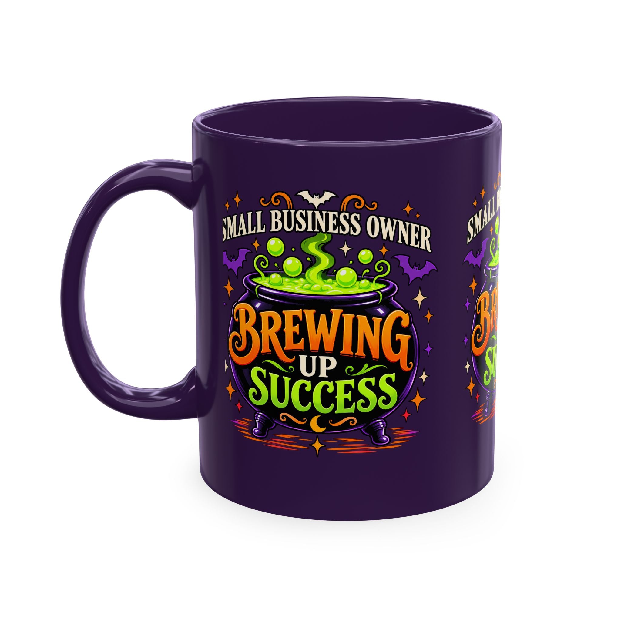 Brewing Up Success Mug | Small Business Owner Halloween Ceramic Coffee Cup