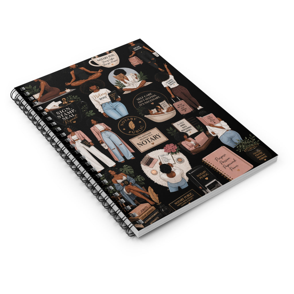 Notary Life | Self-Care & Success Spiral Notebook