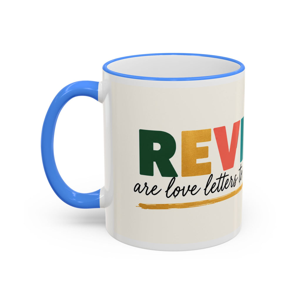 Reviews Are Love Letters to Small Businesses Mug — Entrepreneur Gift, Small Business Owner Coffee Cup