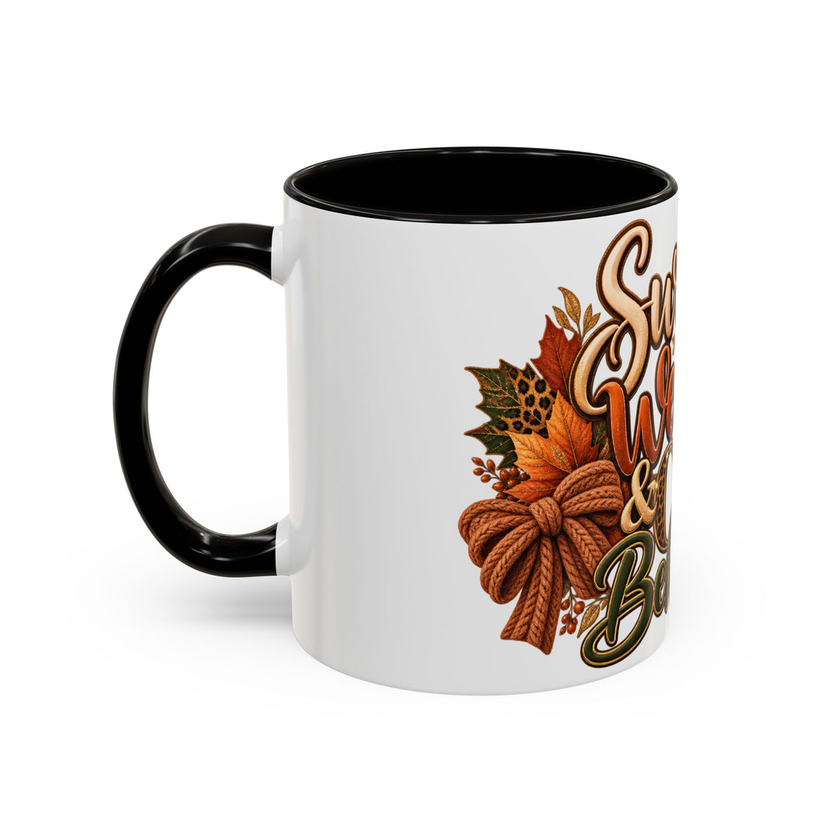 Sweater Weather & CEO Behavior Mug – Fall Pumpkin Latte Seasonal Coffee Cup (11oz/15oz)