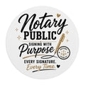 Notary Public Signing With Purpose Mouse Pad