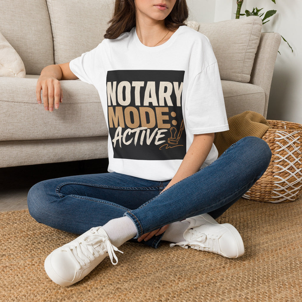 🔥 Notary Mode: Active — “I Secure Signatures” Notary Tee
