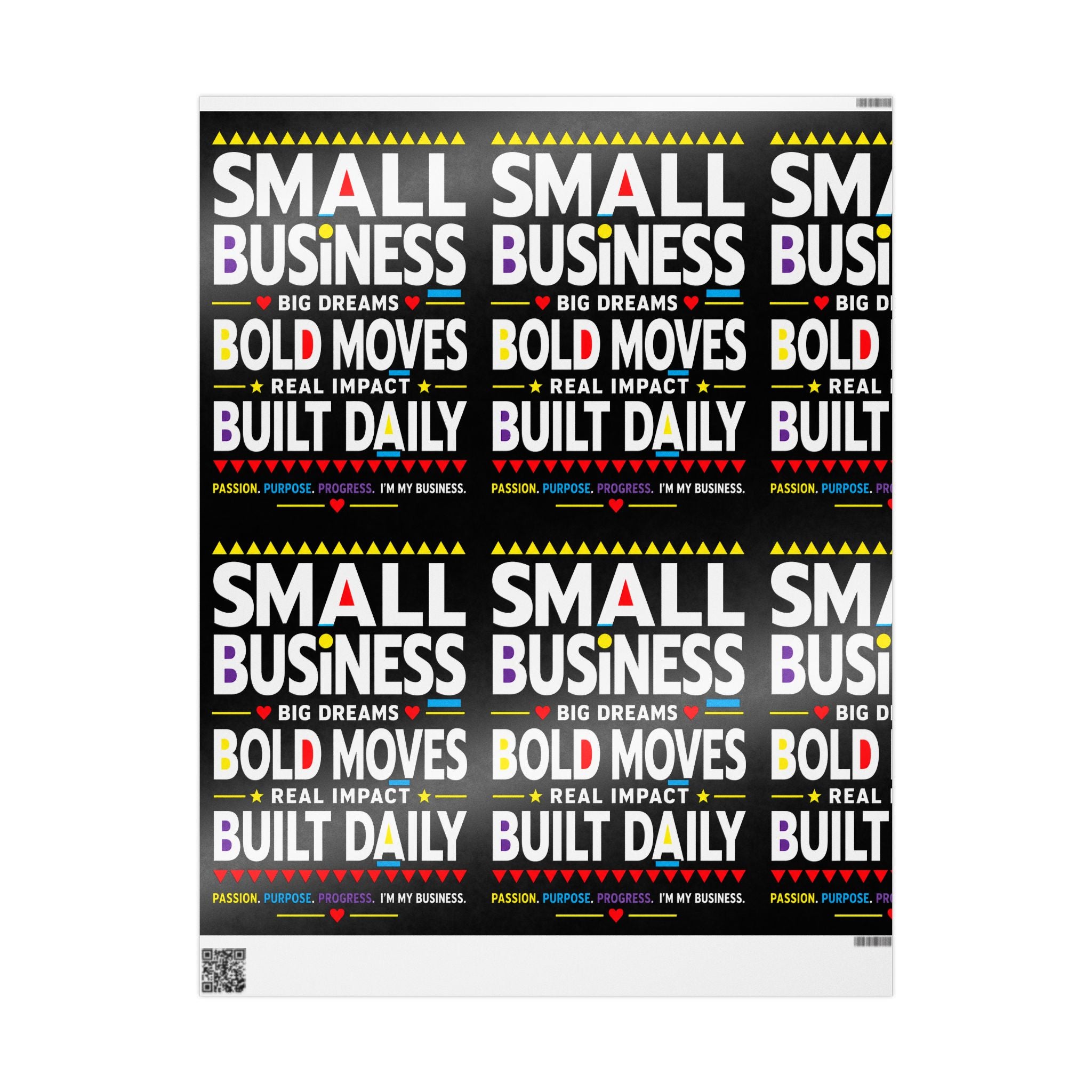 Small Business. Big Dreams. Bold Moves. Wrapping Paper – Entrepreneur Gift Wrap🎁✨