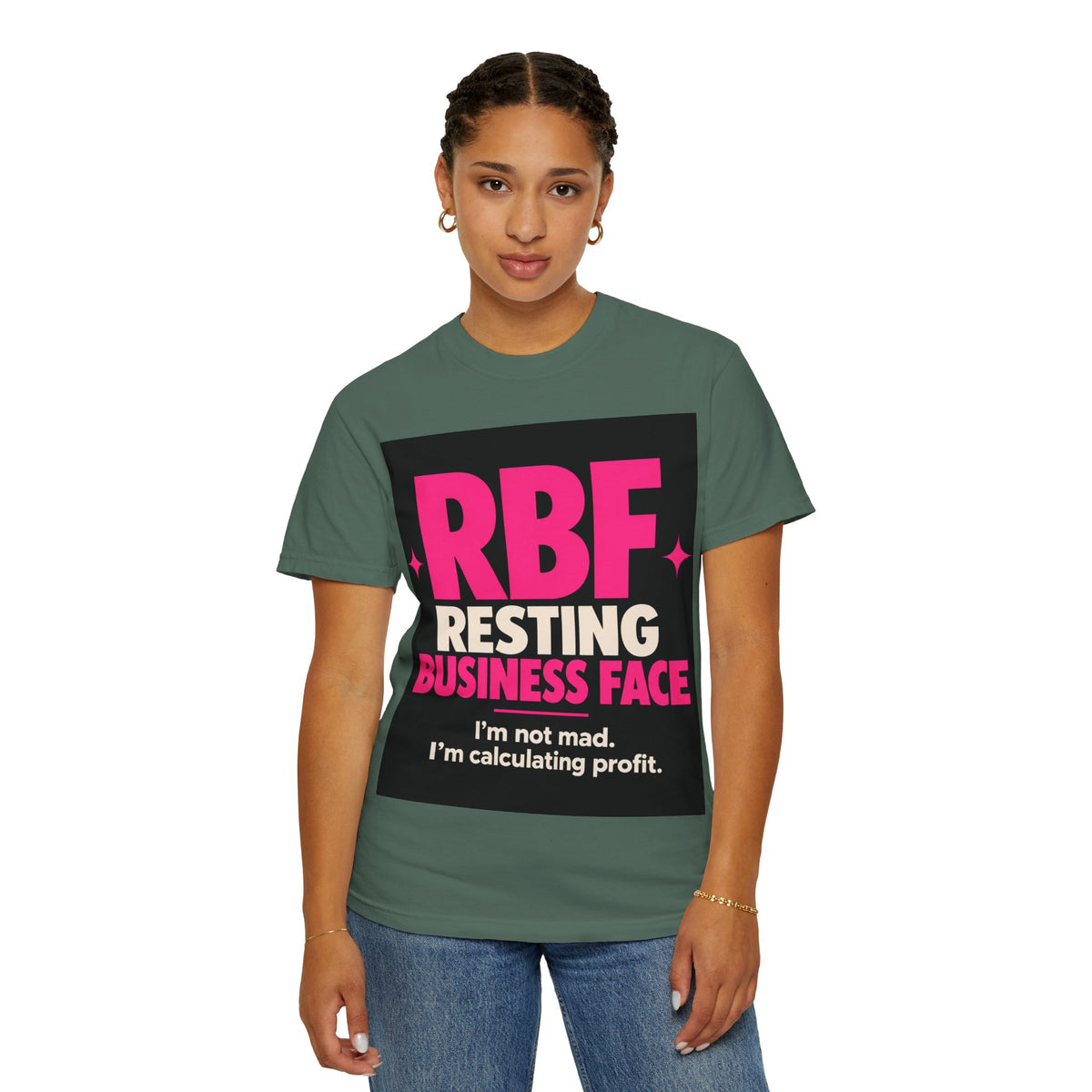 RBF Resting Business Face T-Shirt — I'm Not Mad, I'm Calculating Profit