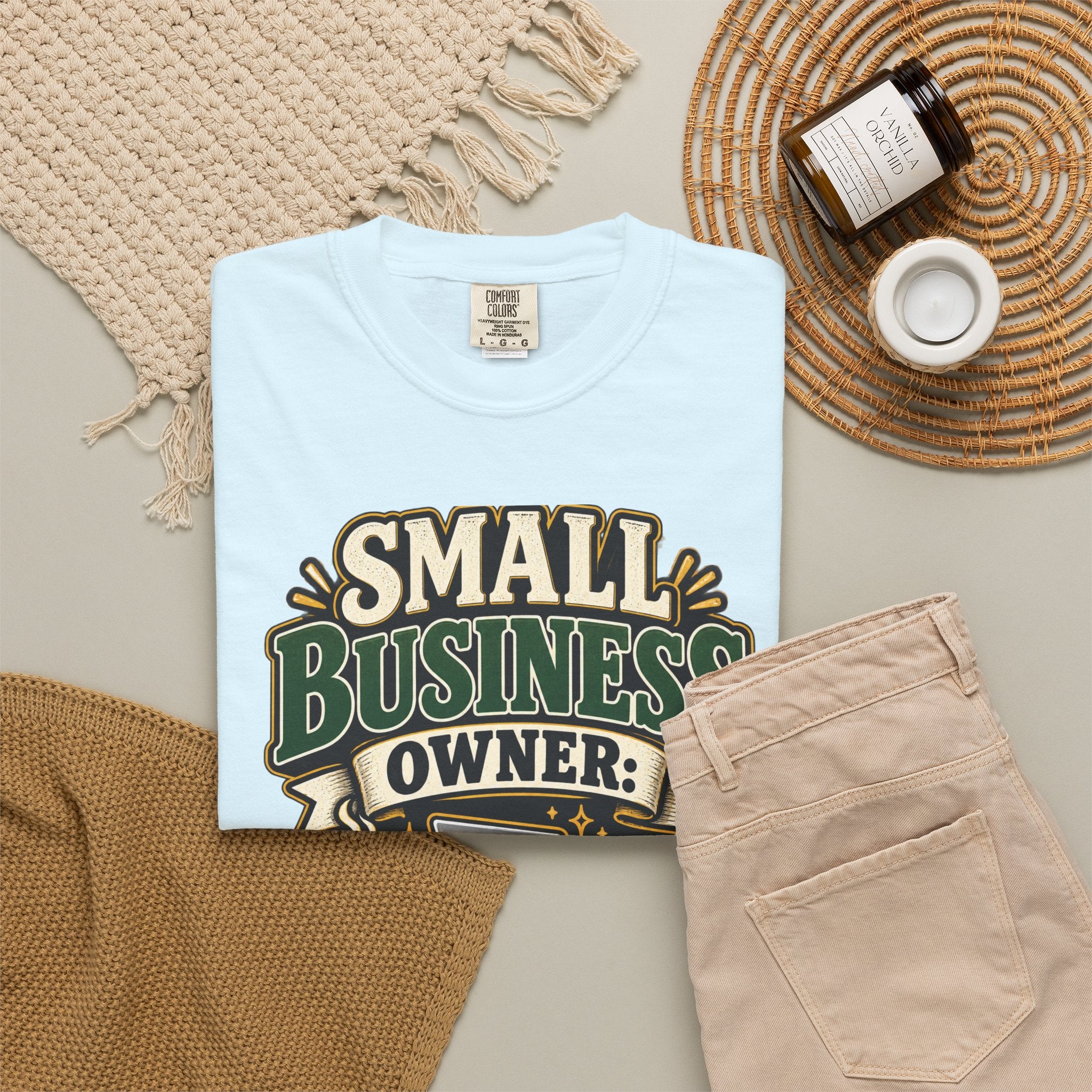 Small Business Owner Funny T-Shirt — “Because One Job Wasn’t Stressful Enough” Graphic Tee